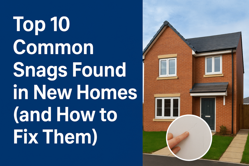 Top 10 Common Snags in New Homes & Fixes