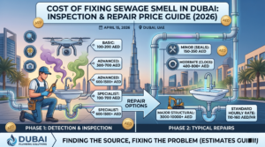 Cost of Fixing Sewage Smell in Dubai: Inspection & Repair Price Guide (2026)